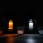 Dusk Solar Candle Lantern — Warm white