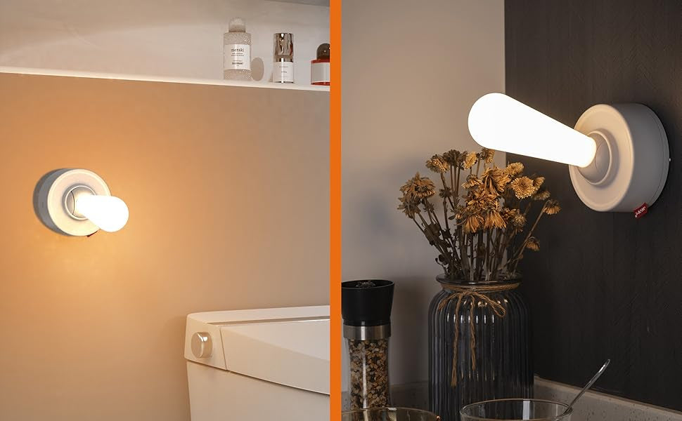 Pivot Lever light mounted on an indoor wall
