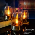 Ember Solar Table Candle — Transparent