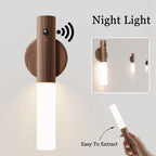 Wand Magnetic Sensor Light — Wood-effect / Single