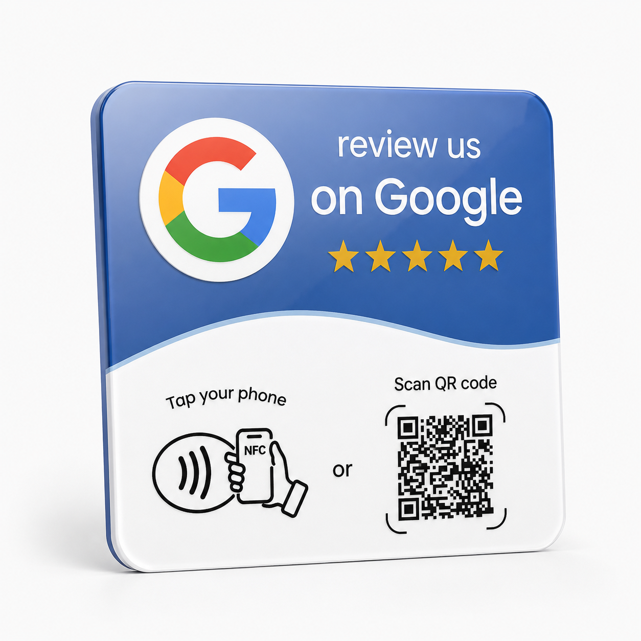 TapStars Google Review Plate