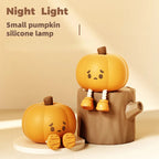 Pumpkin Glow melancholy design styled on a shelf; one light included