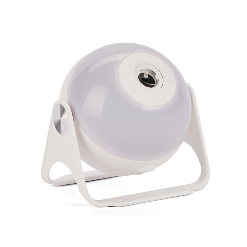 Stargaze Focus projection lamp with its adjustable support and lens